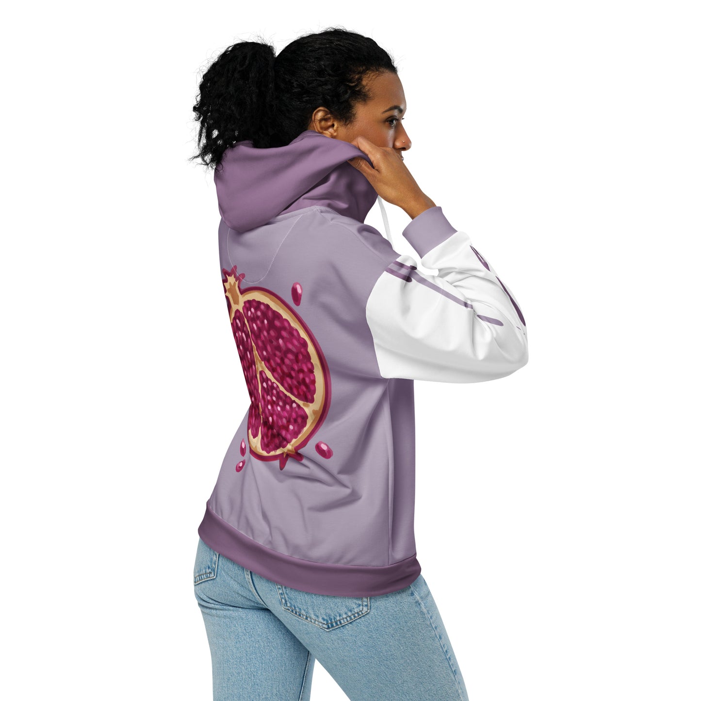 Pomegranate Zip-up Hoodie