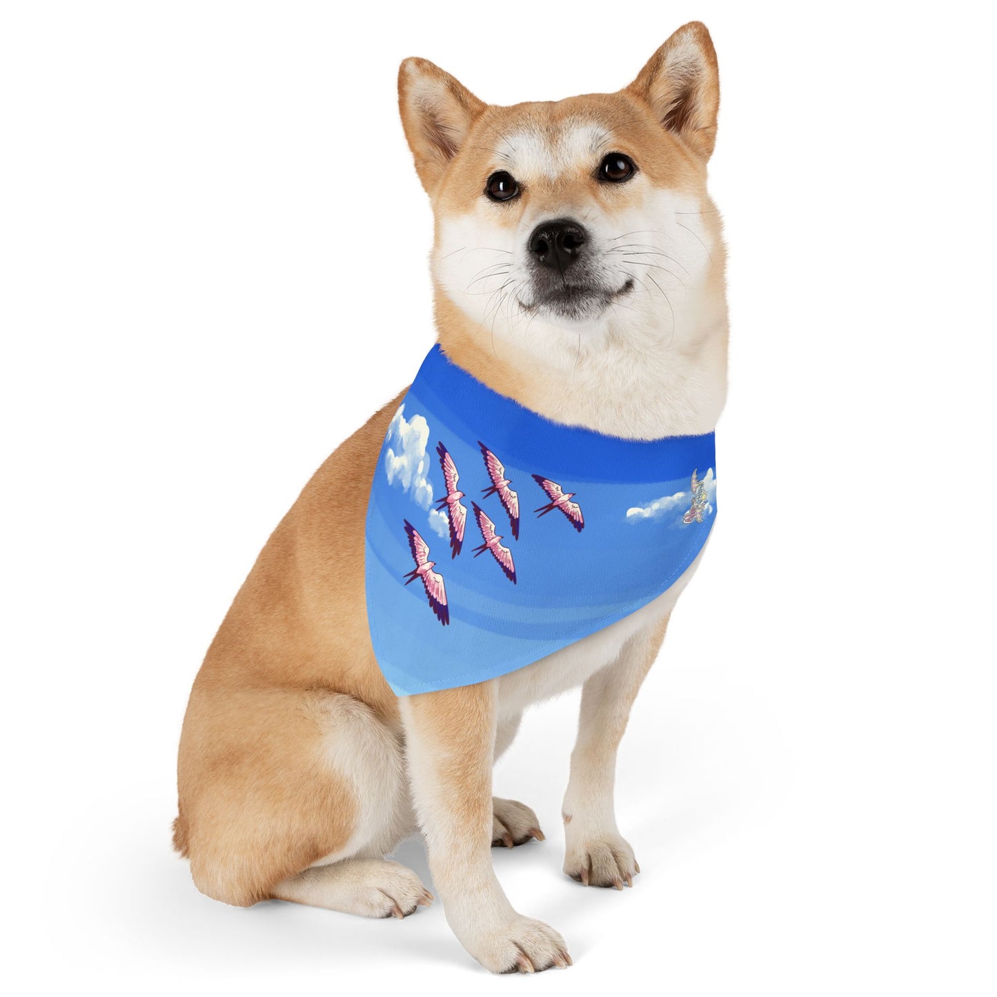 Split-Tailed Swallow Pet Bandana Collar