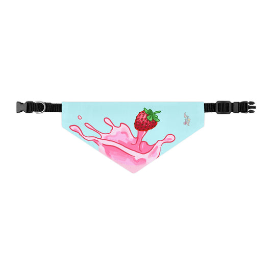Strawberry Milk Pet Bandana Collar