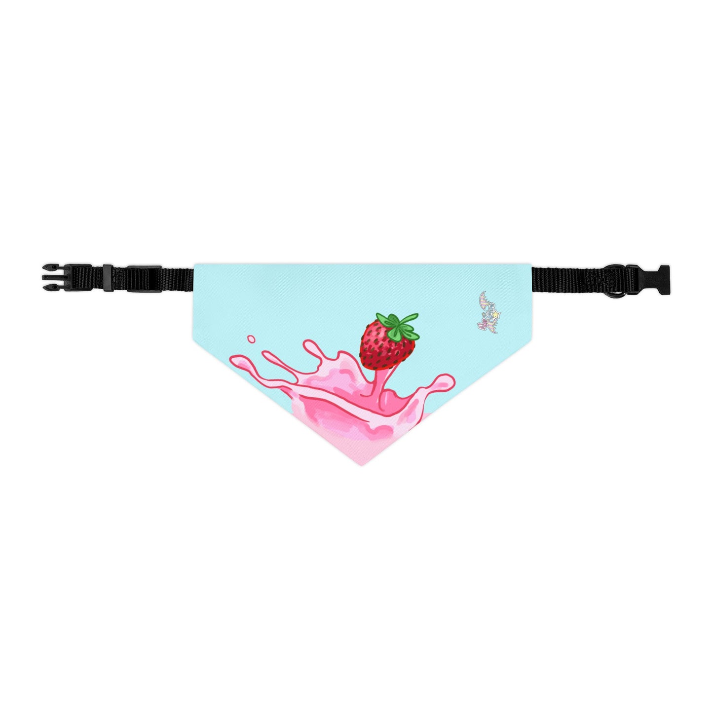 Strawberry Milk Pet Bandana Collar