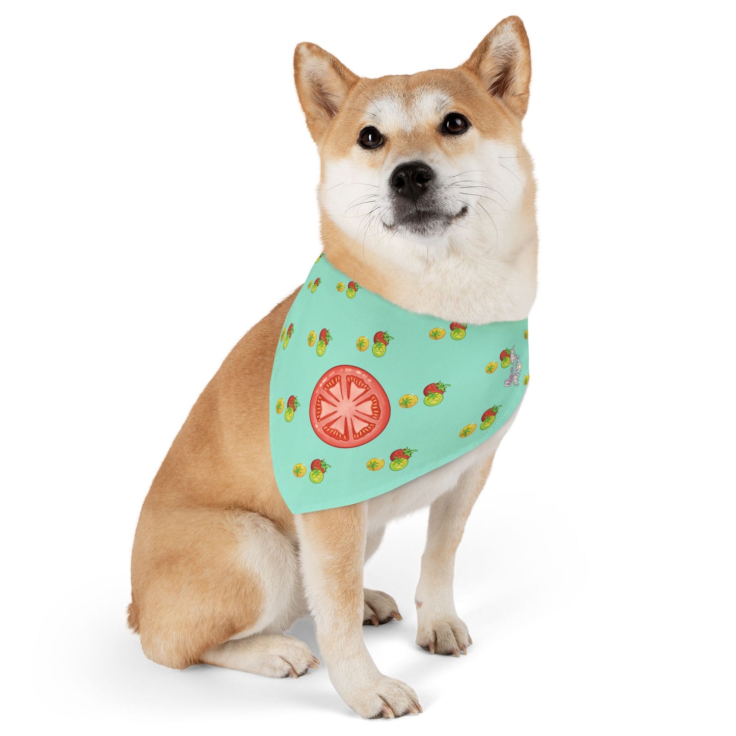 Tomato Pet Bandana Collar