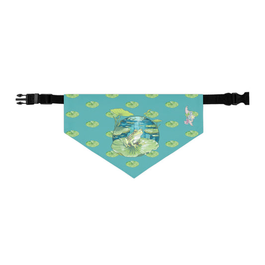 Frog Pet Bandana Collar