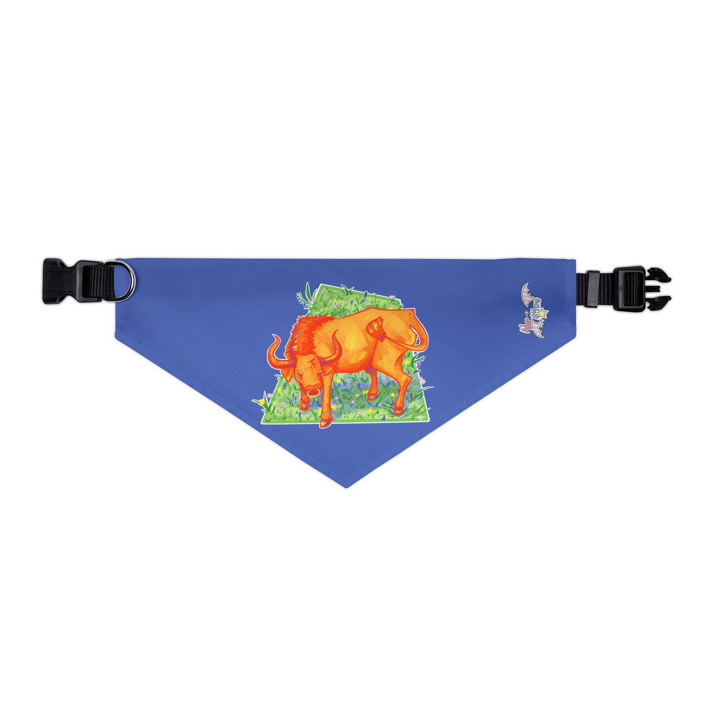 Orange Ox Pet Bandana Collar