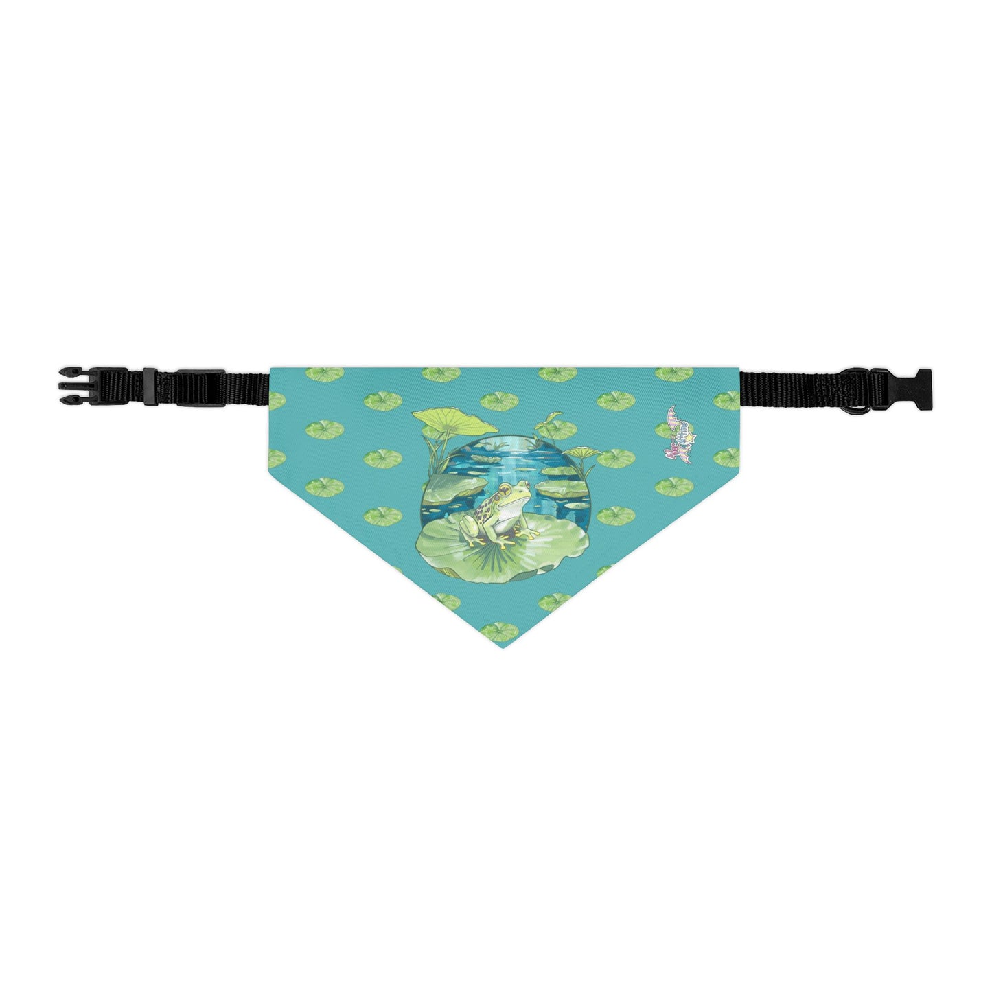 Frog Pet Bandana Collar