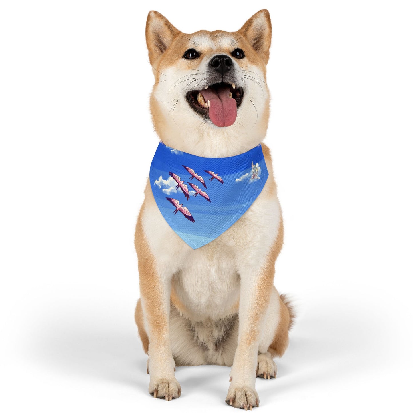 Split-Tailed Swallow Pet Bandana Collar