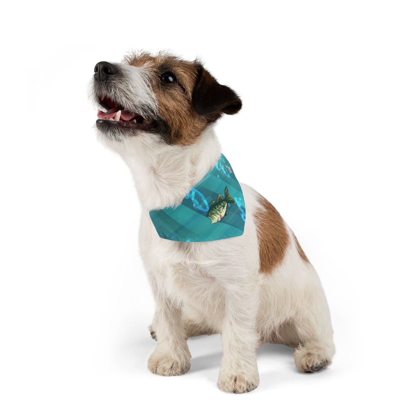 Largemouth Bass Pet Bandana Collar