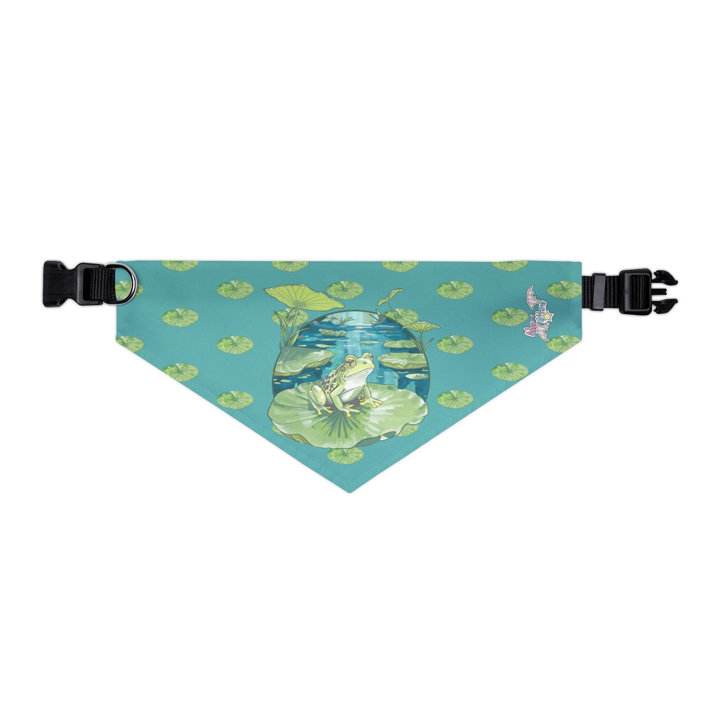 Frog Pet Bandana Collar