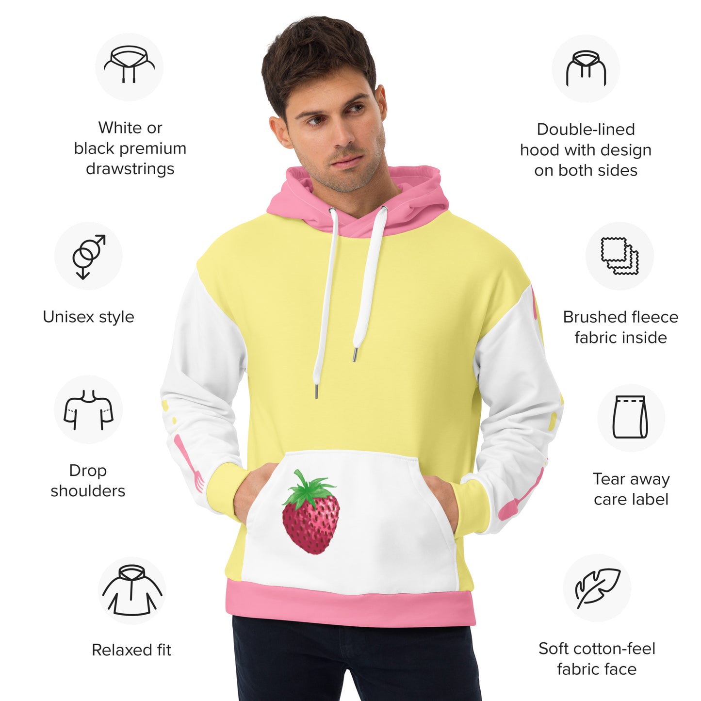 Strawberry Pull-over Hoodie
