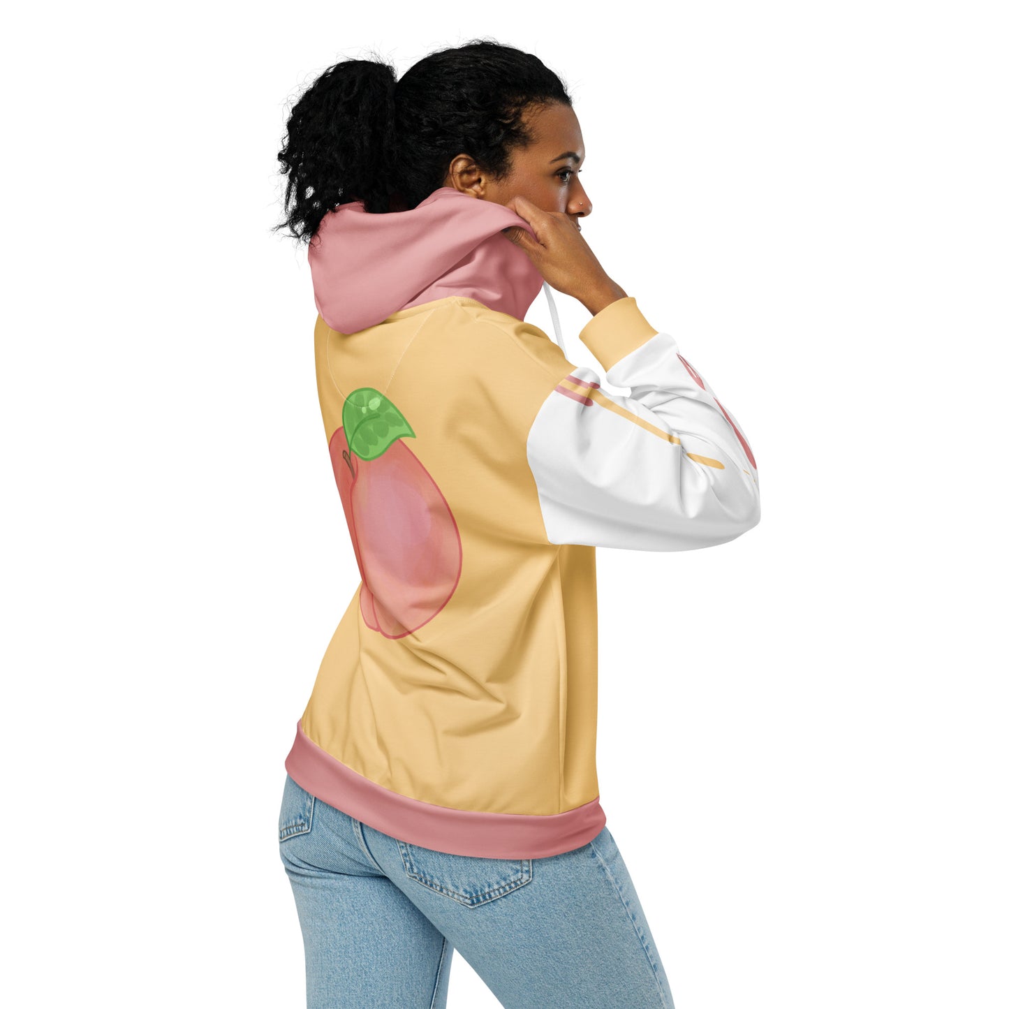 Peach Zip-up Hoodie