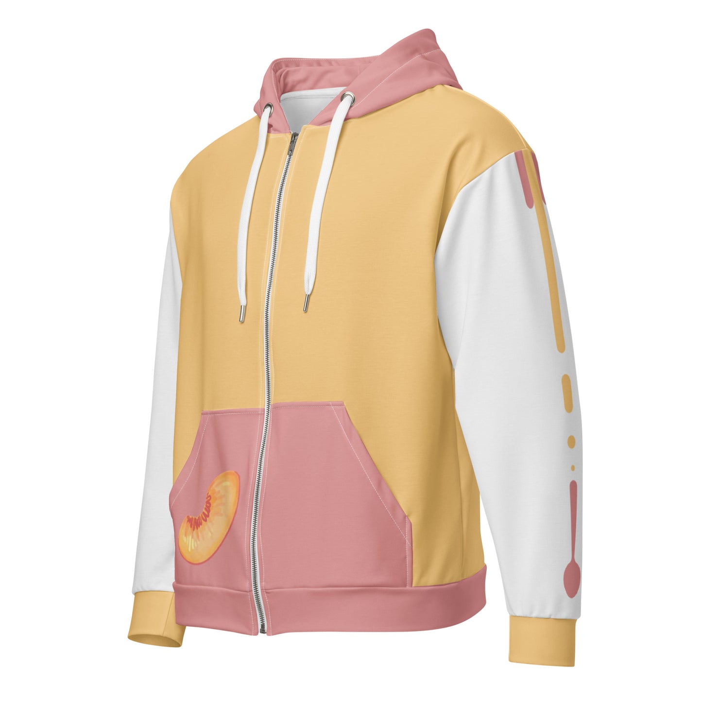 Peach Zip-up Hoodie